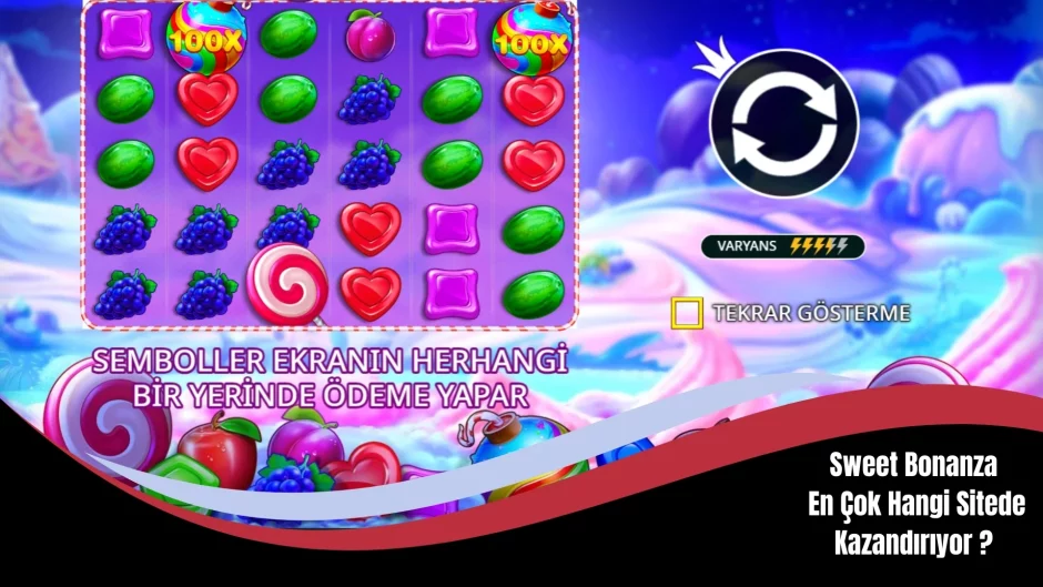 Sweet Bonanza En Çok Hangi Sitede Kazandırıyor